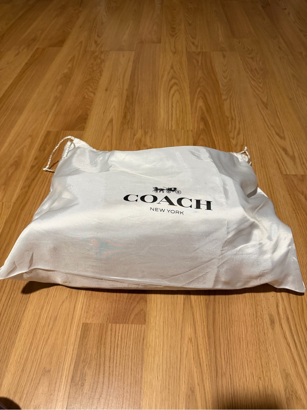 Coach Pebbled Leather Shoulder Bag in Cognac Brown - Picture 10 of 10